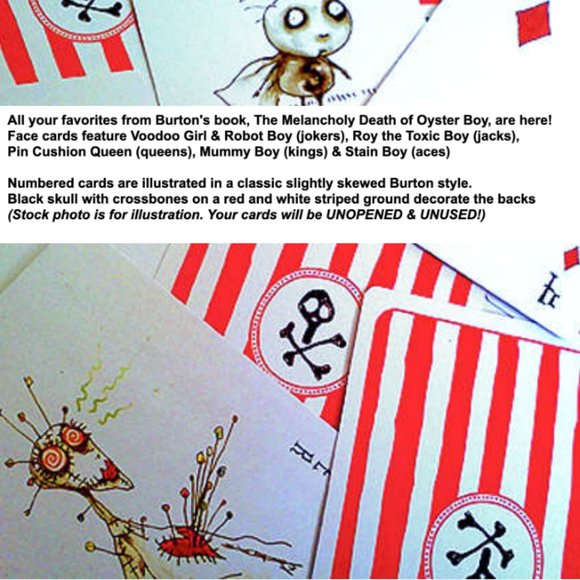 VTG NMBC Mayor + Tim Burton's Playing Cards NIBs! - Picture 5 of 8